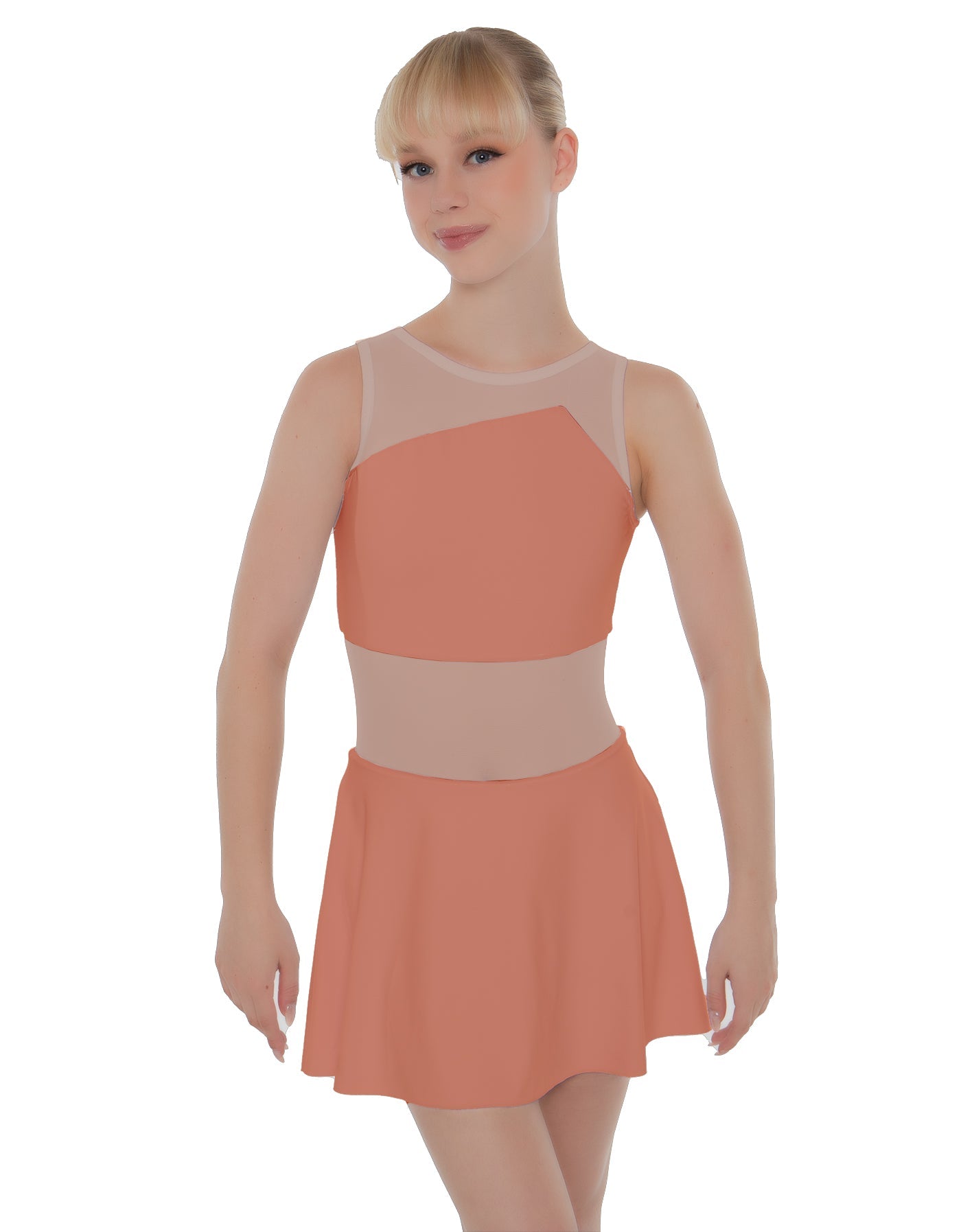 Solid Lycra Defined Dress