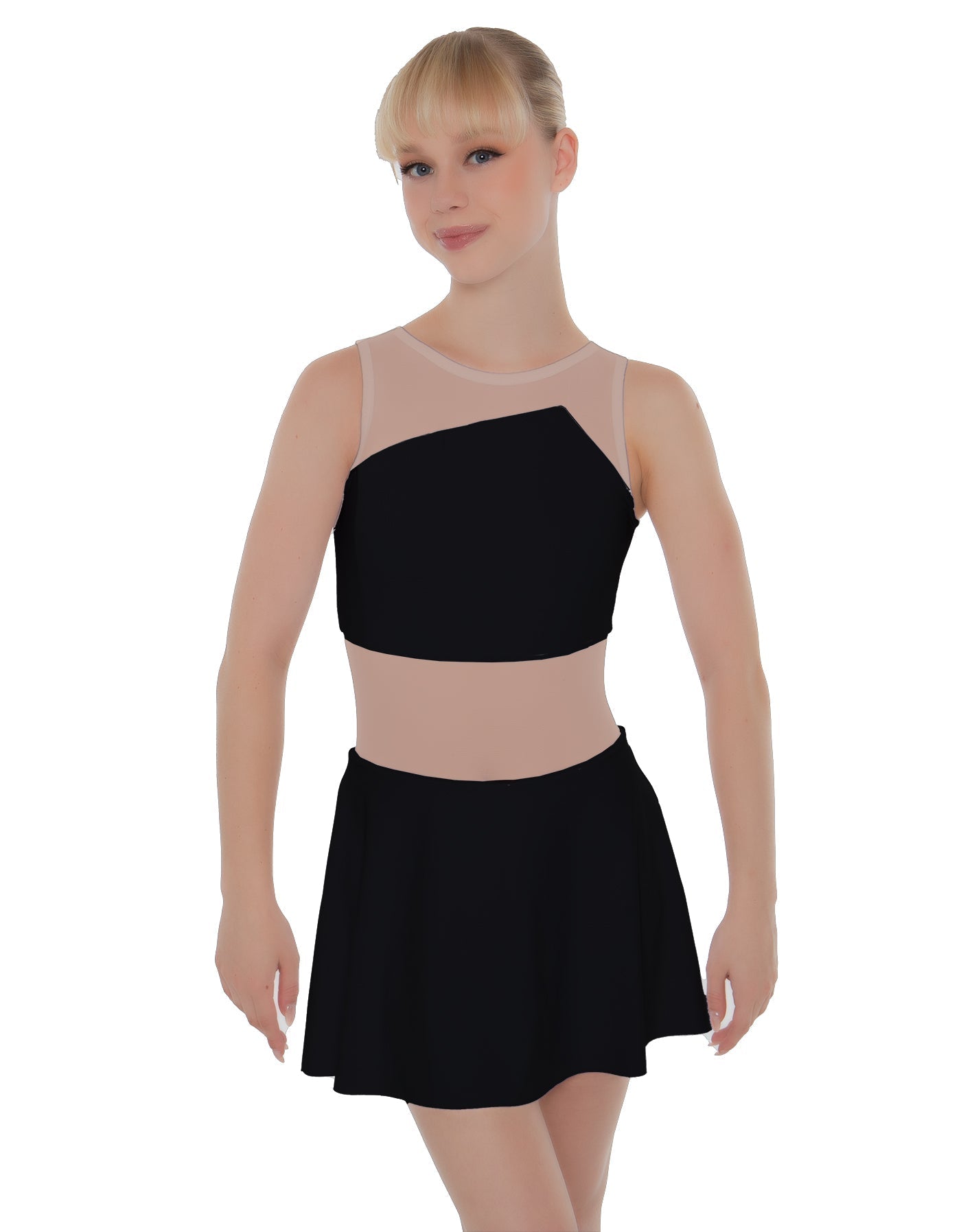 Solid Lycra Defined Dress