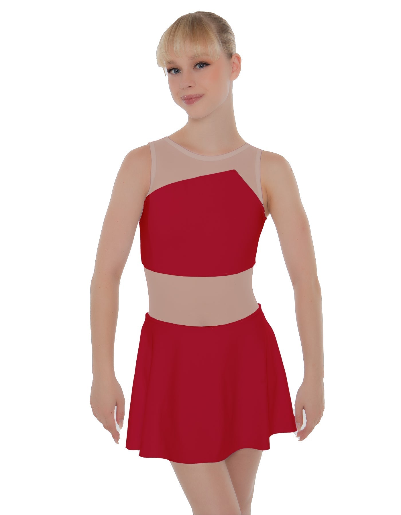 Solid Lycra Defined Dress