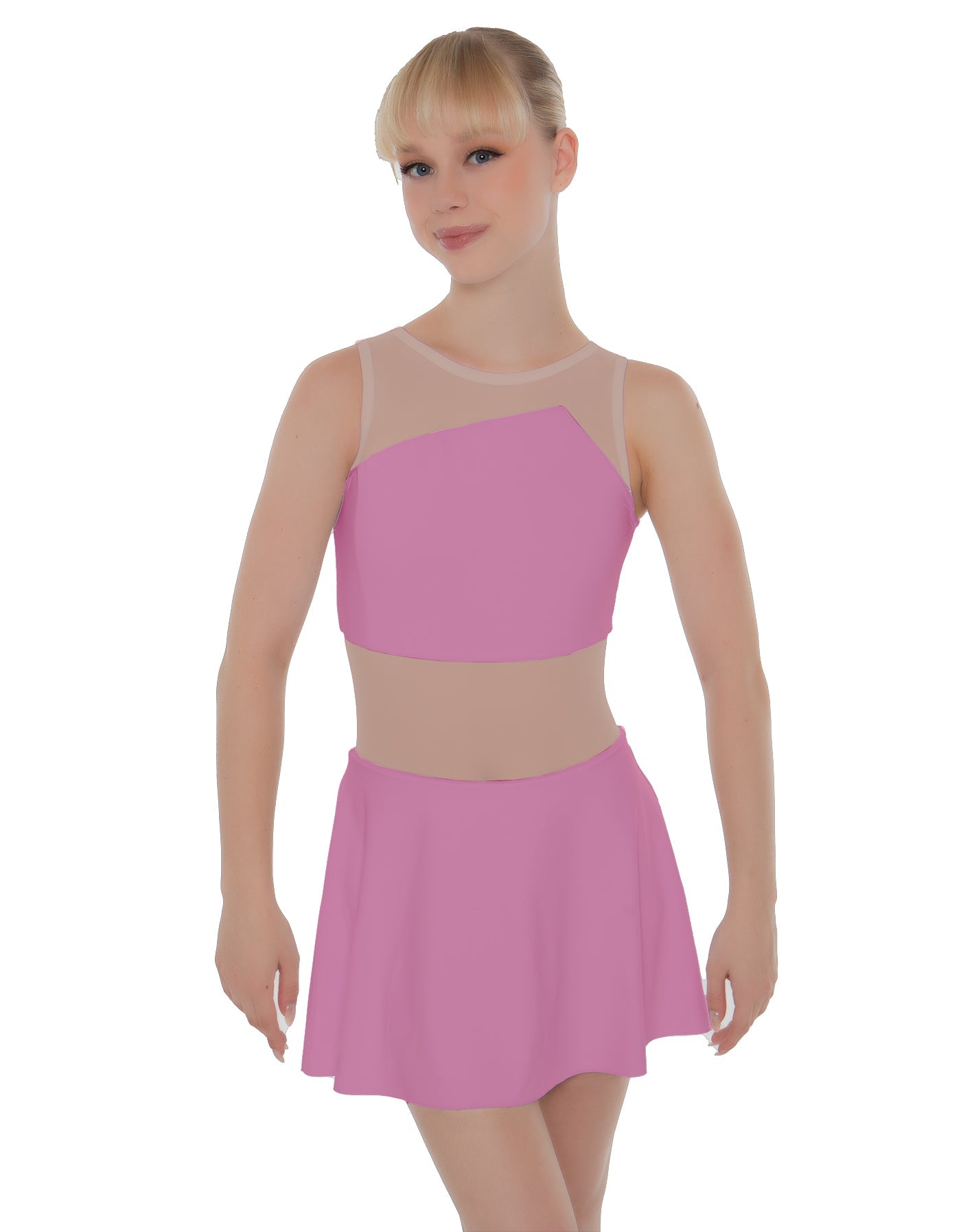 Solid Lycra Defined Dress