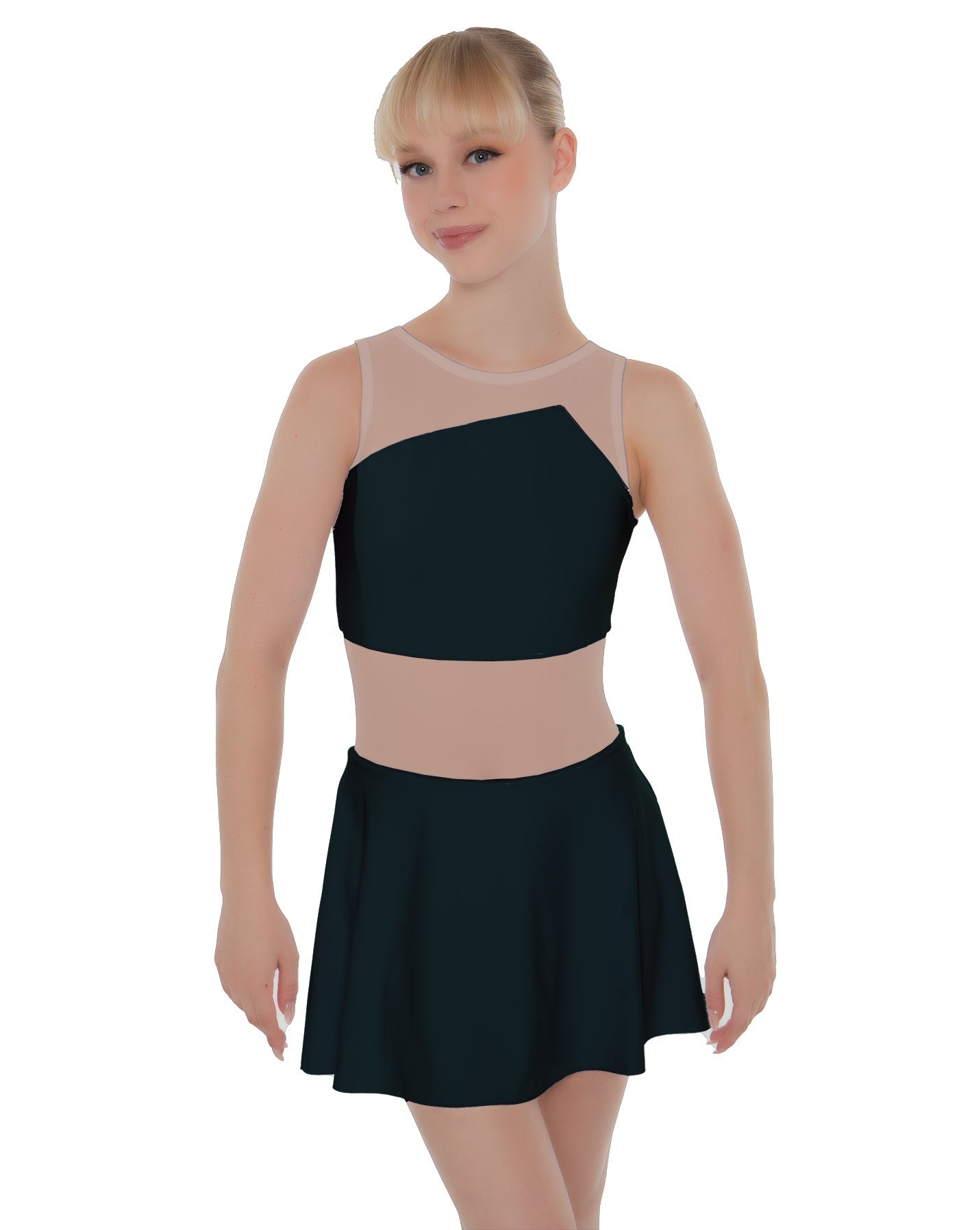 Solid Lycra Defined Dress