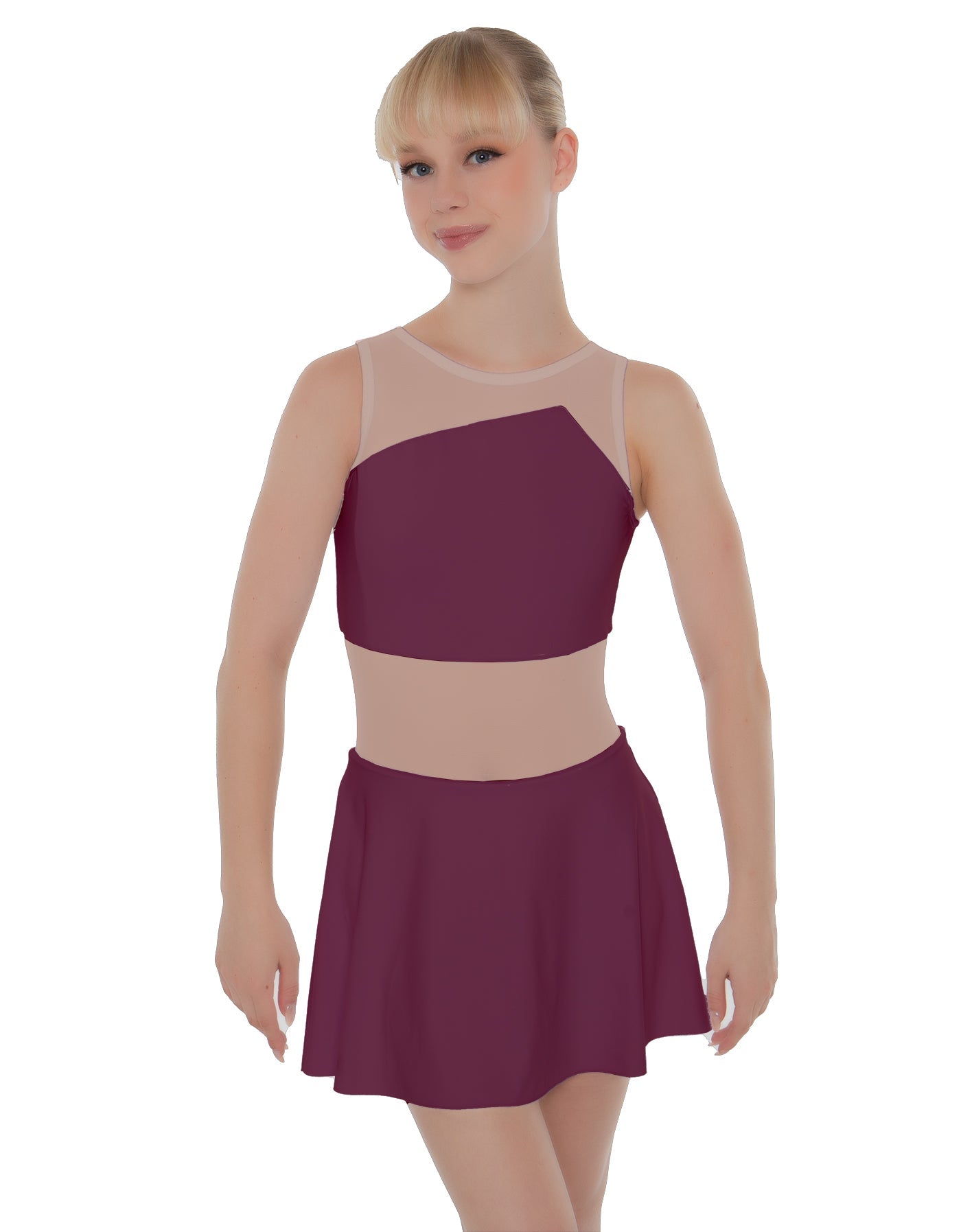 Solid Lycra Defined Dress