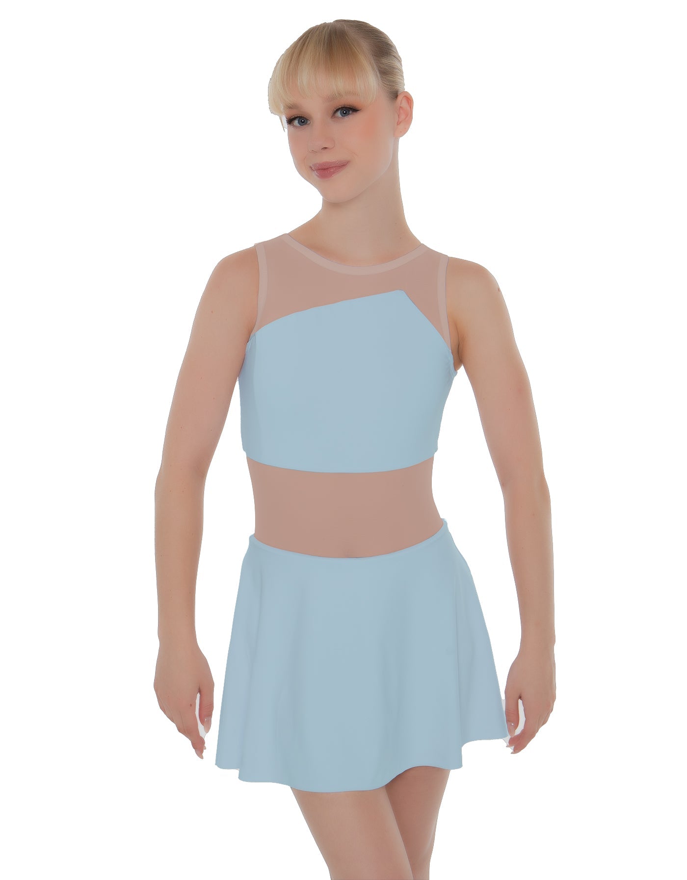 Solid Lycra Defined Dress