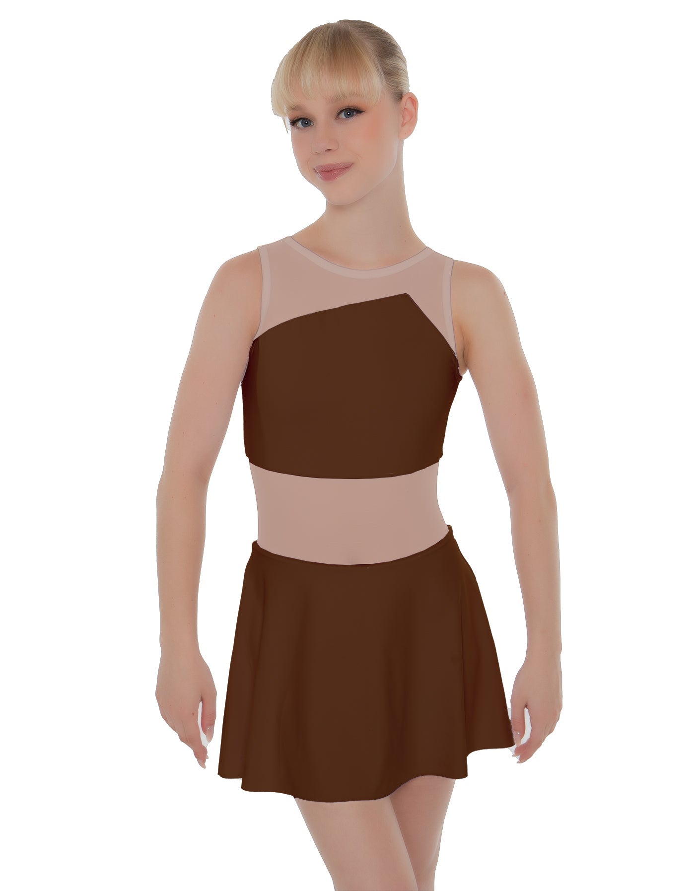 Solid Lycra Defined Dress