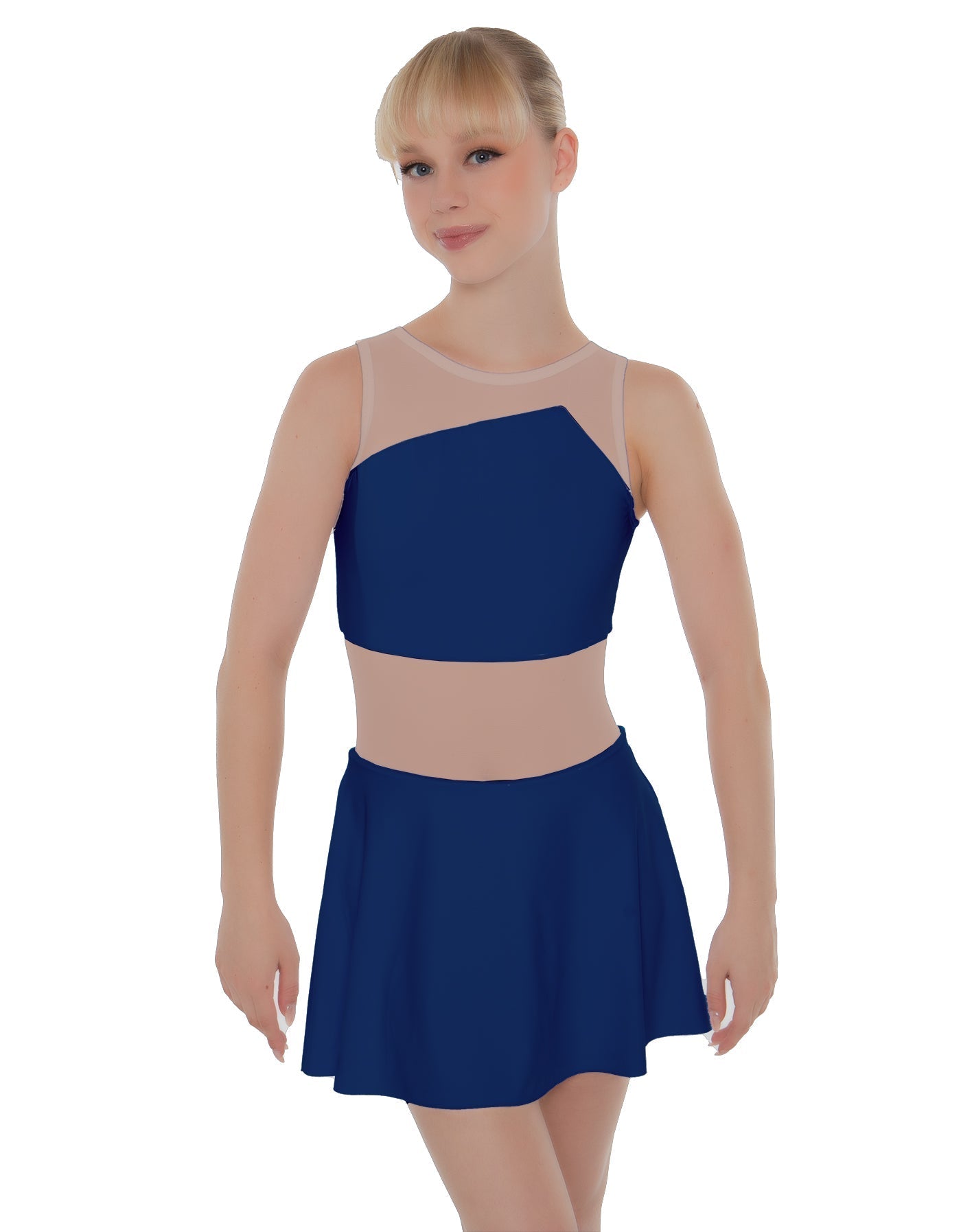 Solid Lycra Defined Dress