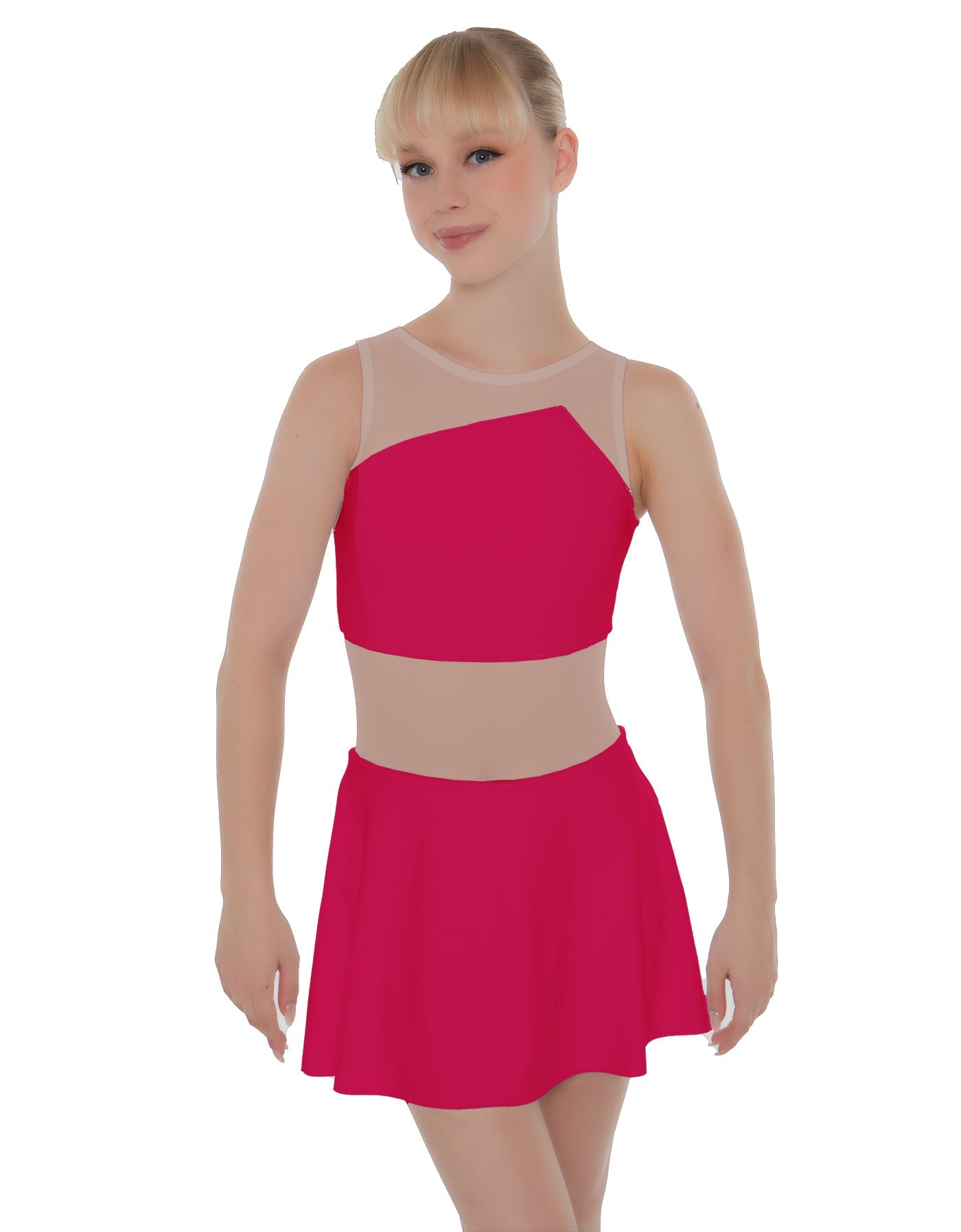 Solid Lycra Defined Dress