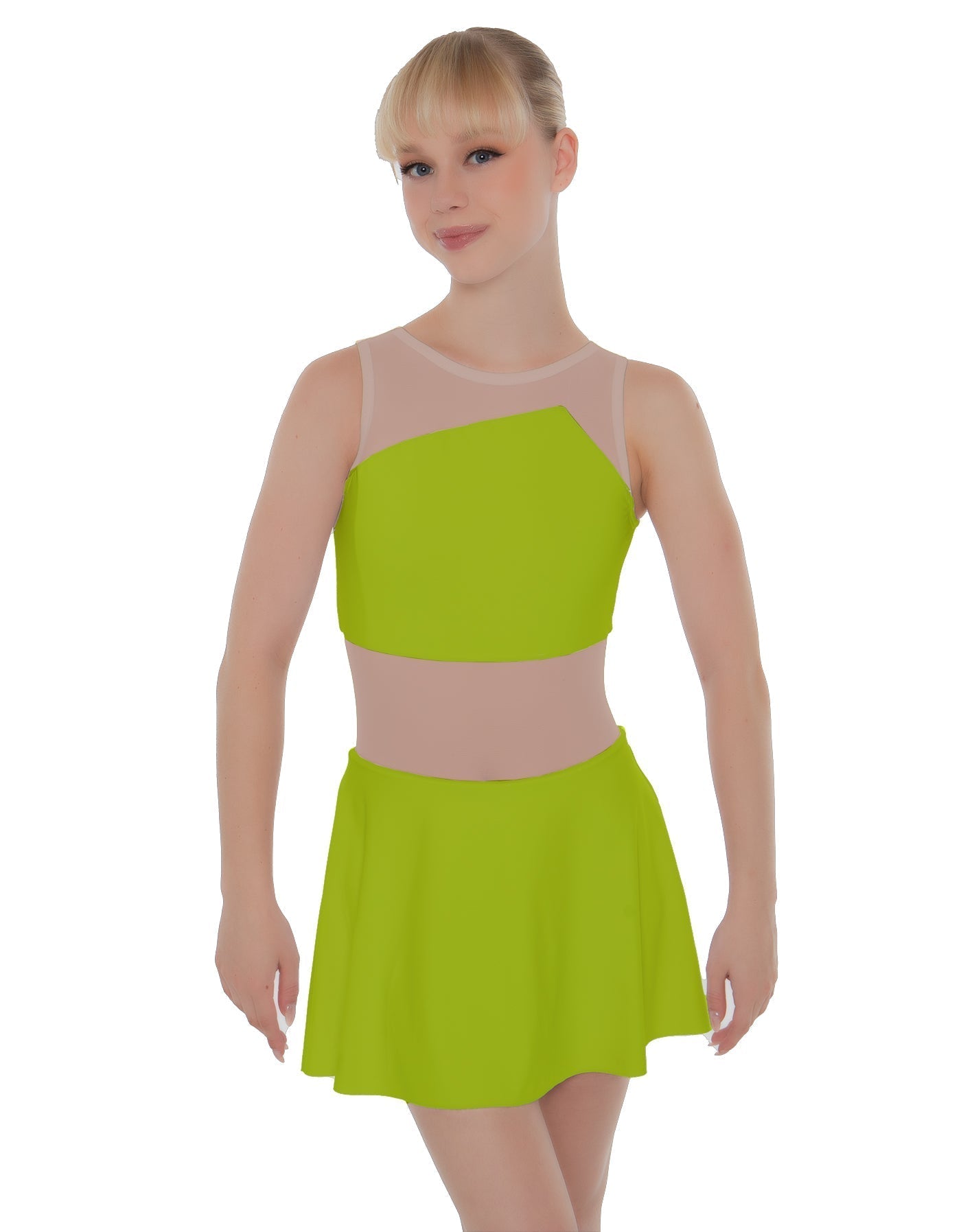 Solid Lycra Defined Dress