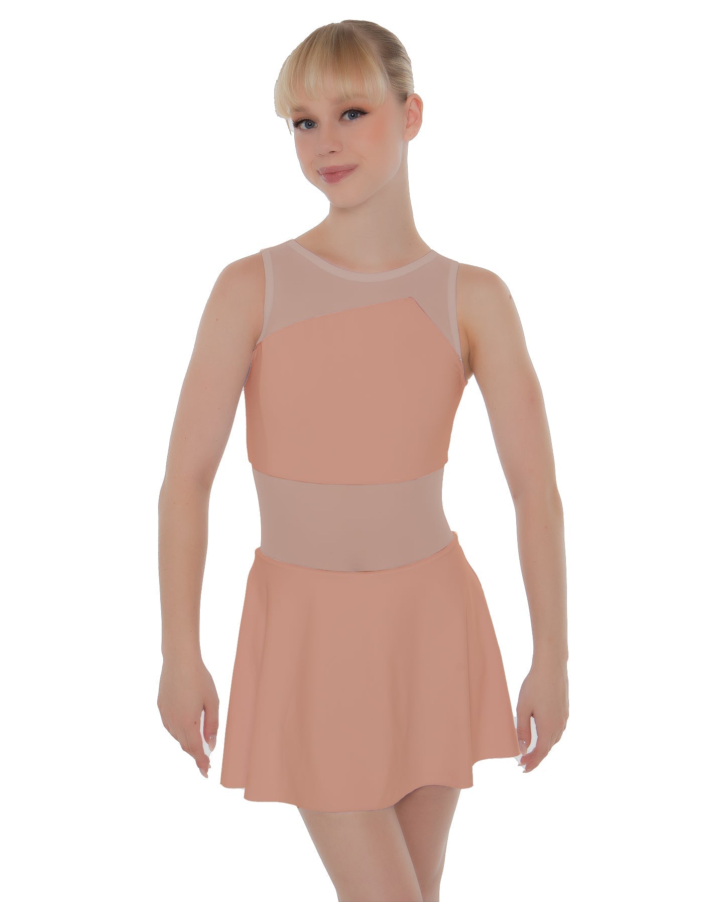 Solid Lycra Defined Dress