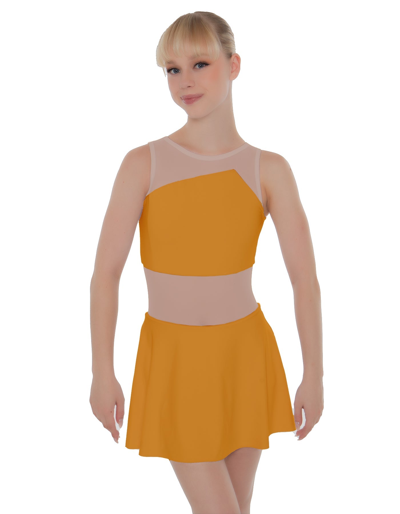 Solid Lycra Defined Dress