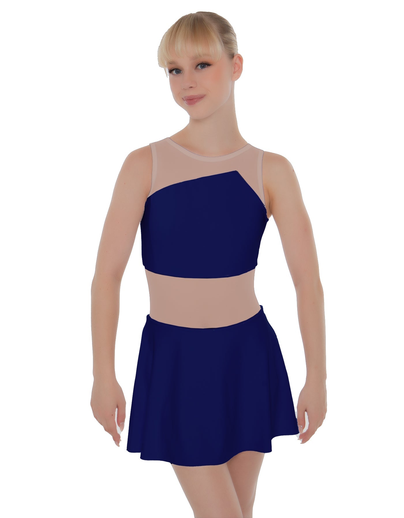 Solid Lycra Defined Dress
