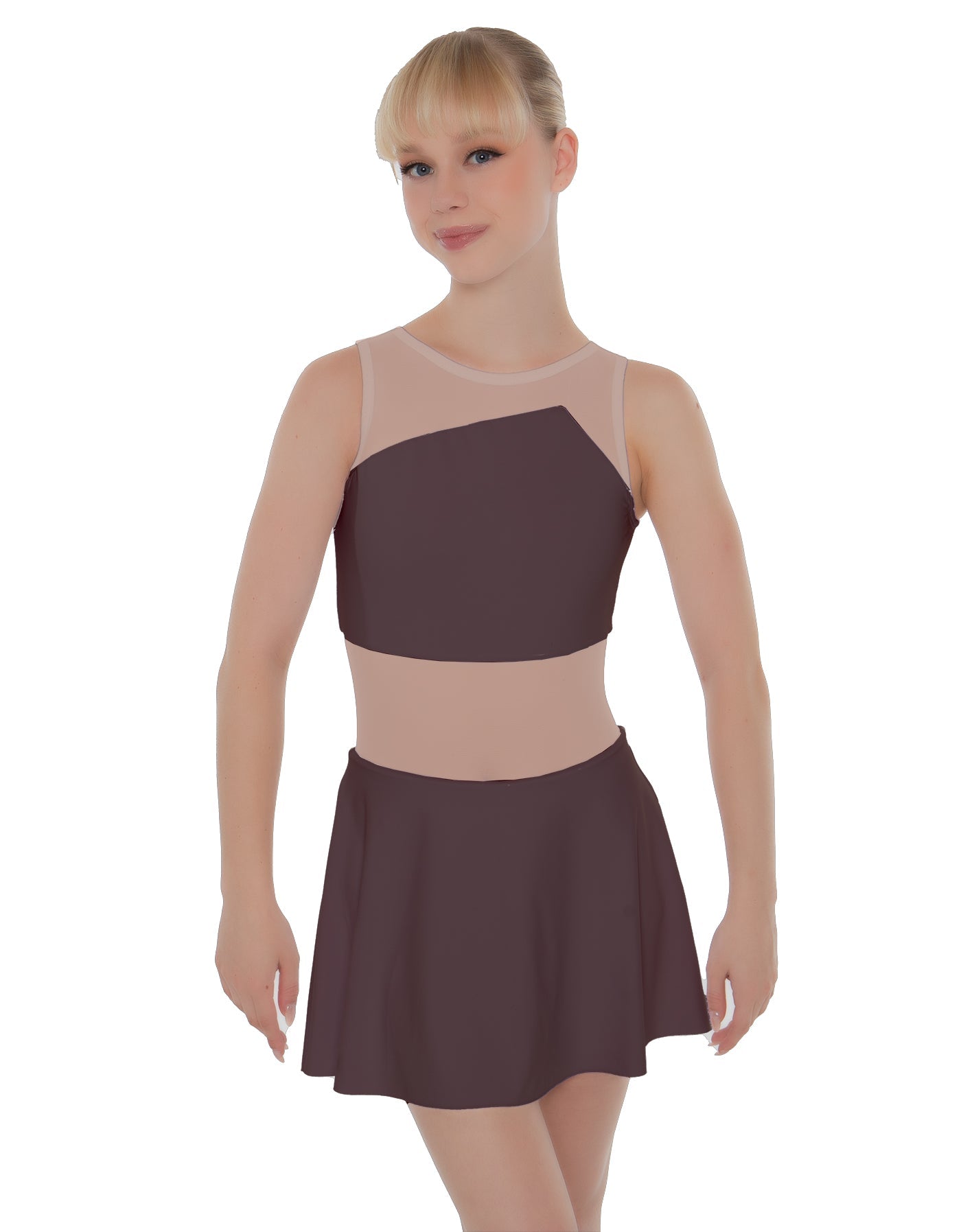 Solid Lycra Defined Dress