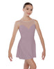 Solid Lycra Mesh Sweetheart Dress