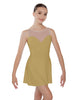 Solid Lycra Mesh Sweetheart Dress