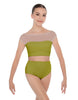 Solid Lycra Posh Crop Top