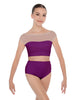 Solid Lycra Posh Crop Top