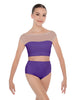 Solid Lycra Posh Crop Top