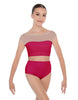 Solid Lycra Posh Crop Top