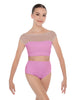 Solid Lycra Posh Crop Top