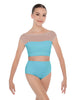 Solid Lycra Posh Crop Top