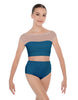 Solid Lycra Posh Crop Top