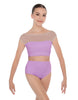 Solid Lycra Posh Crop Top