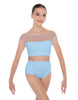 Solid Lycra Posh Crop Top