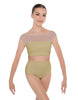 Solid Lycra Posh Crop Top