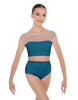 Solid Lycra Posh Crop Top