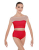 Solid Lycra Posh Crop Top