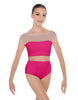 Solid Lycra Posh Crop Top