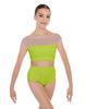 Solid Lycra Posh Crop Top