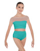 Solid Lycra Posh Crop Top