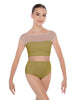Solid Lycra Posh Crop Top