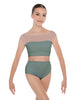 Solid Lycra Posh Crop Top
