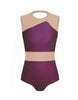 Hologram Defined Leotard Nude Mesh