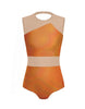 Hologram Defined Leotard Nude Mesh