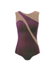 Hologram Sleeveless Spectral Leotard Nude Mesh