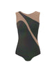 Hologram Sleeveless Spectral Leotard Nude Mesh