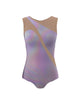 Hologram Sleeveless Spectral Leotard Nude Mesh