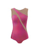 Hologram Sleeveless Spectral Leotard Nude Mesh