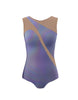 Hologram Sleeveless Spectral Leotard Nude Mesh