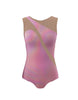 Hologram Sleeveless Spectral Leotard Nude Mesh