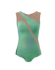 Hologram Sleeveless Spectral Leotard Nude Mesh