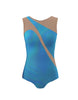 Hologram Sleeveless Spectral Leotard Nude Mesh