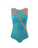 Hologram Sleeveless Spectral Leotard Nude Mesh