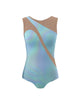 Hologram Sleeveless Spectral Leotard Nude Mesh