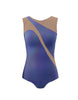 Hologram Sleeveless Spectral Leotard Nude Mesh