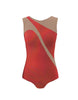 Hologram Sleeveless Spectral Leotard Nude Mesh