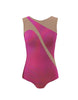 Hologram Sleeveless Spectral Leotard Nude Mesh