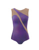 Hologram Sleeveless Spectral Leotard Nude Mesh
